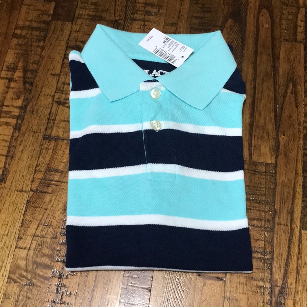⭐️NWT boys medium Children’s place striped polo